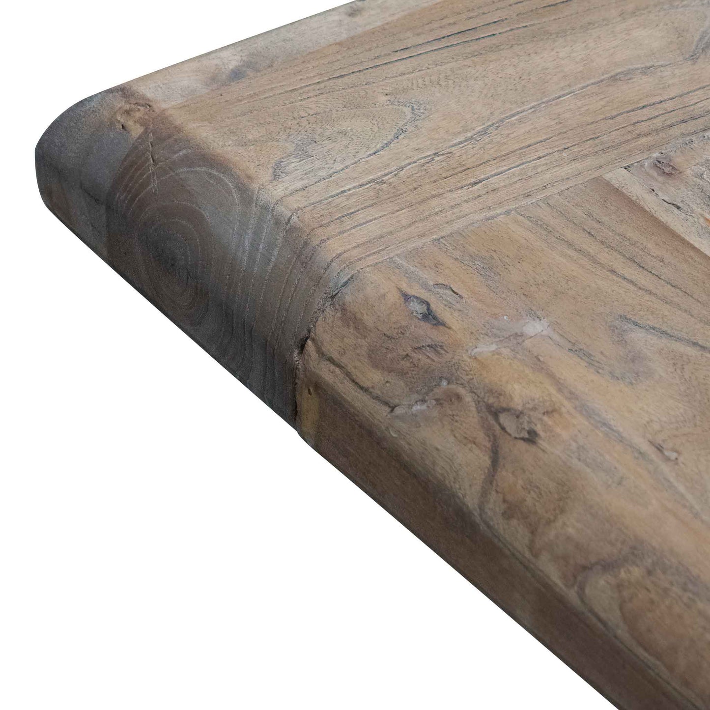 3m Reclaimed Elm Dining Table - Rustic Natural