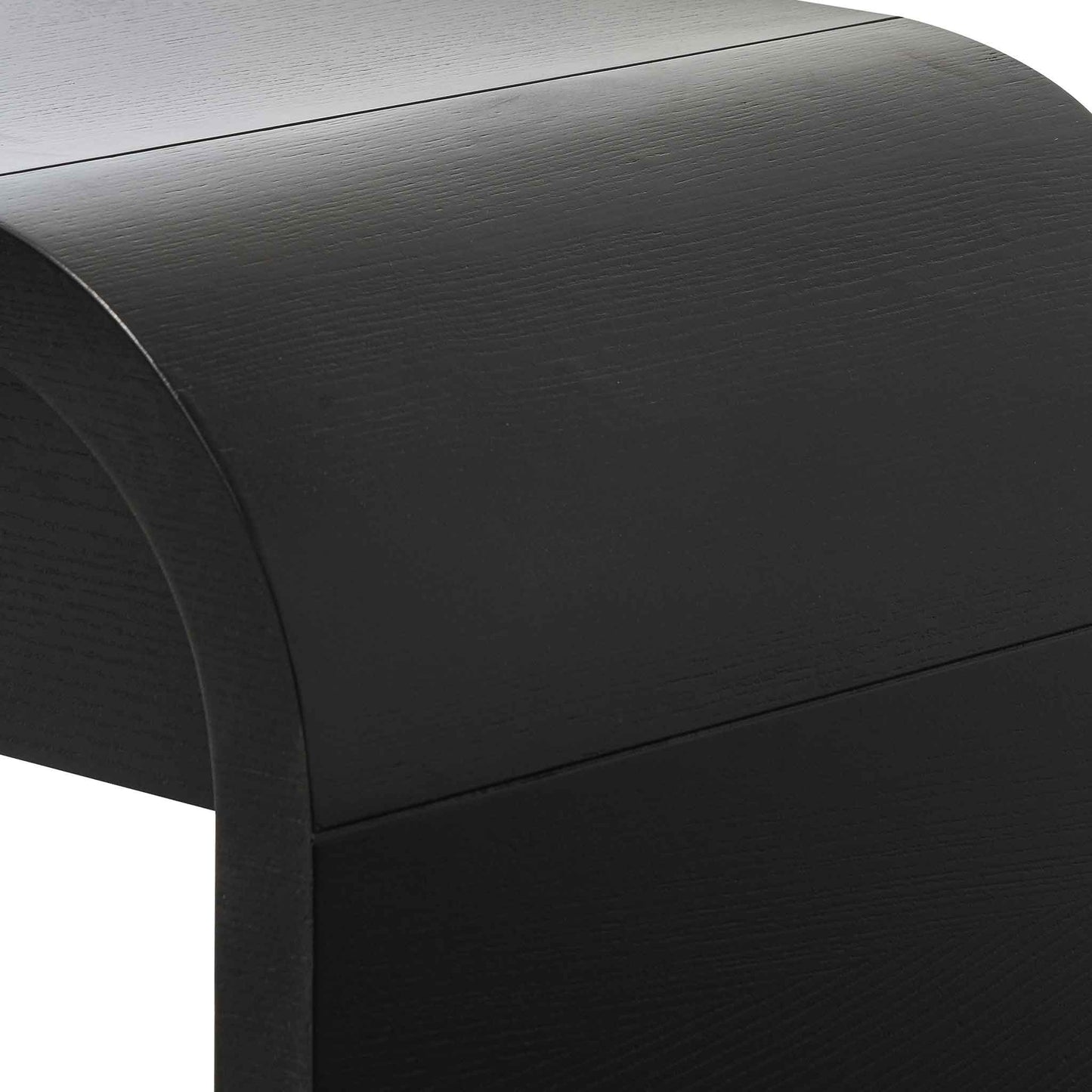 1.4m Console Table - Textured Espresso Black