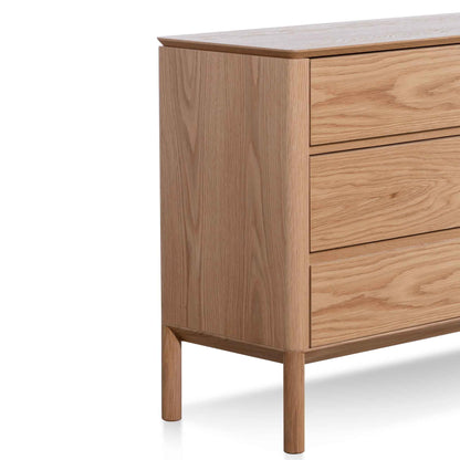 6 Drawers Wooden Chest - Natural
