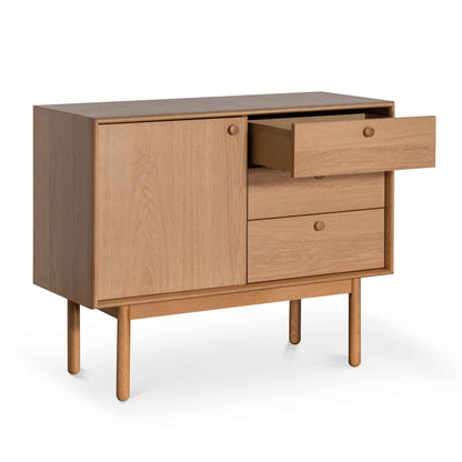 Narrow Wooden Sideboard and Buffet - Natural