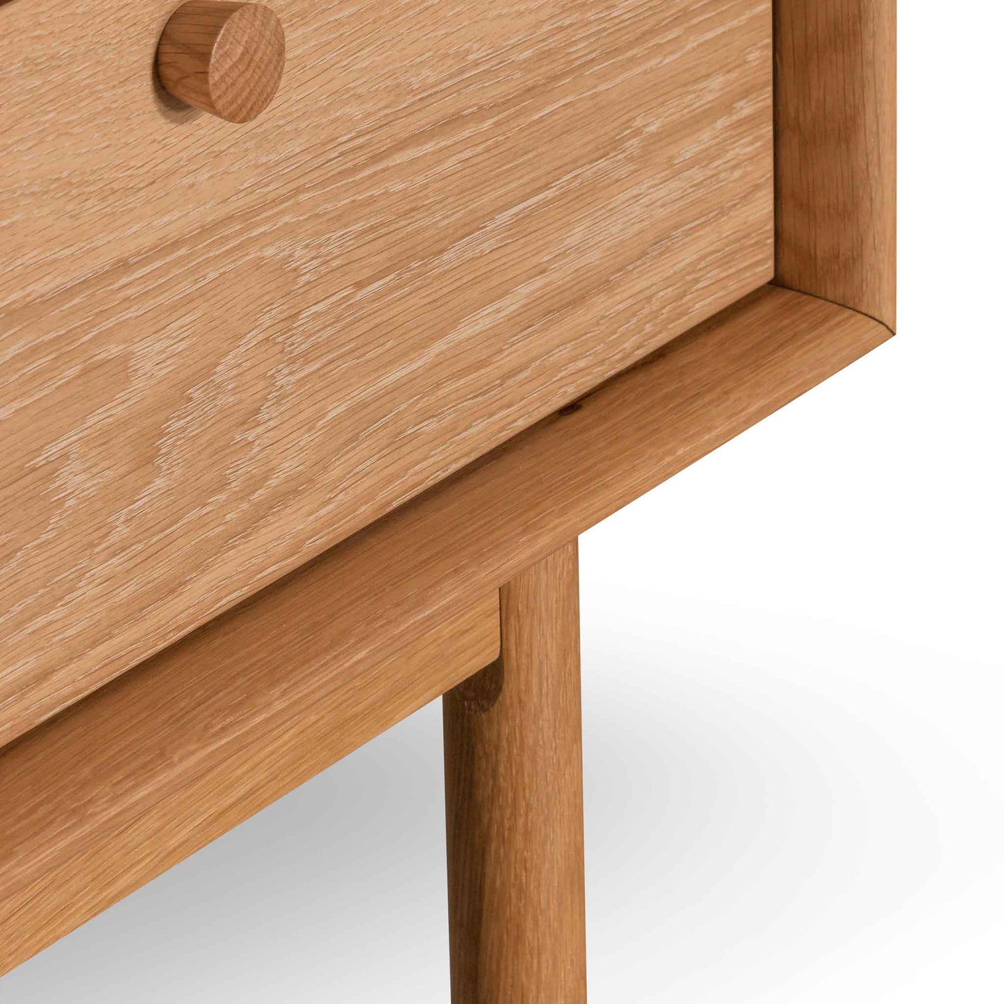 Narrow Wooden Sideboard and Buffet - Natural