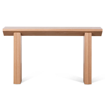 1.4m Oak Console Table - Natural