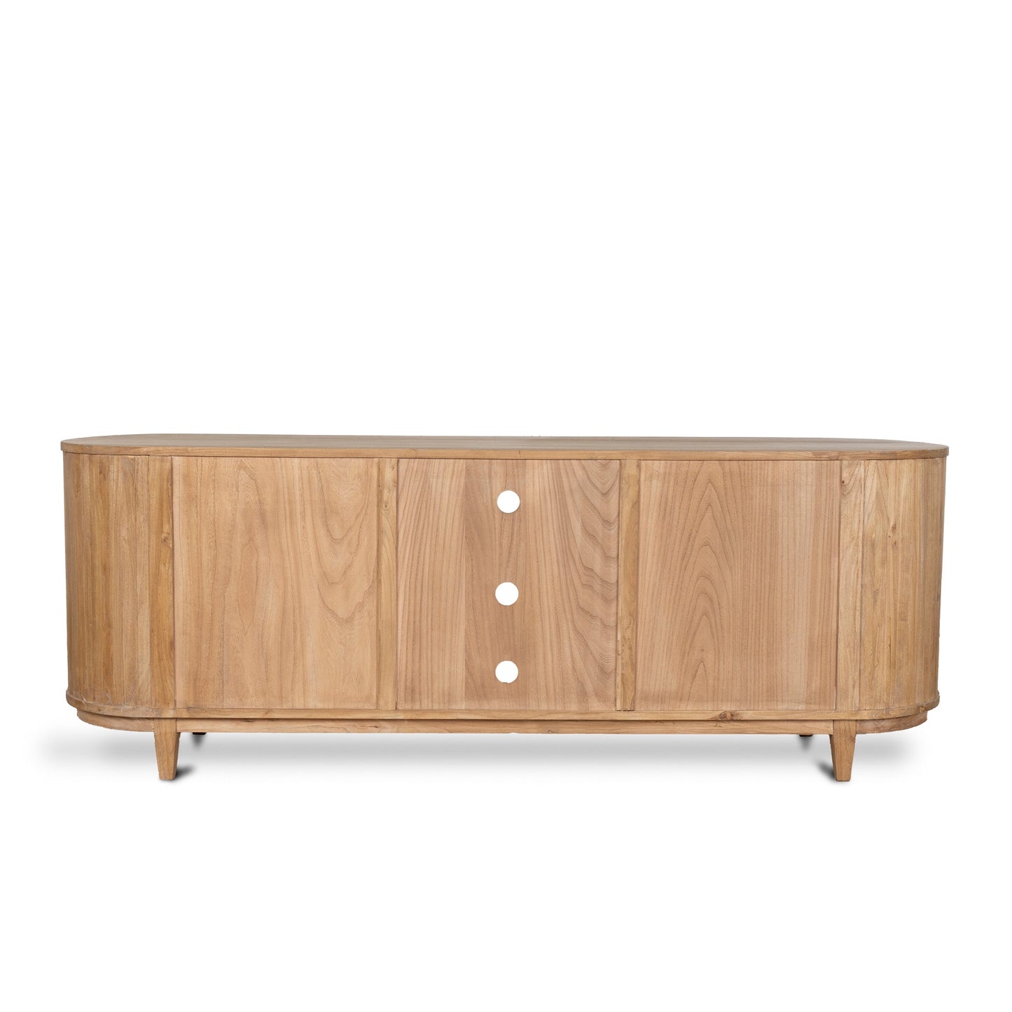 2.1m Sideboard Unit - Natural with Rattan Doors