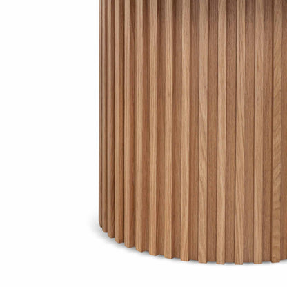 1.5m Wooden Round Dining Table - Natural