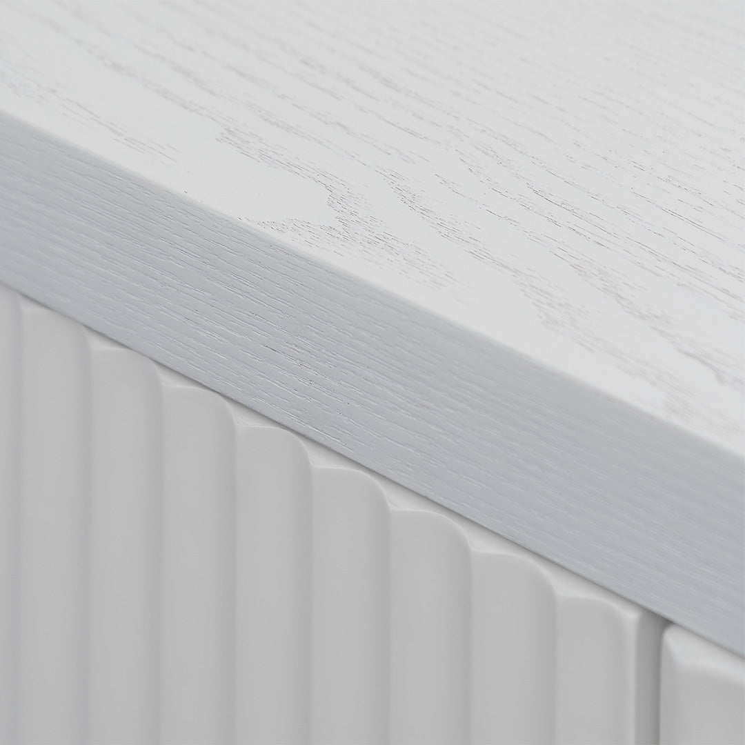 100cm Wooden Storage Cabinet - White