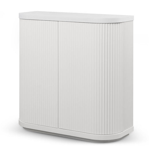 100cm Wooden Storage Cabinet - White