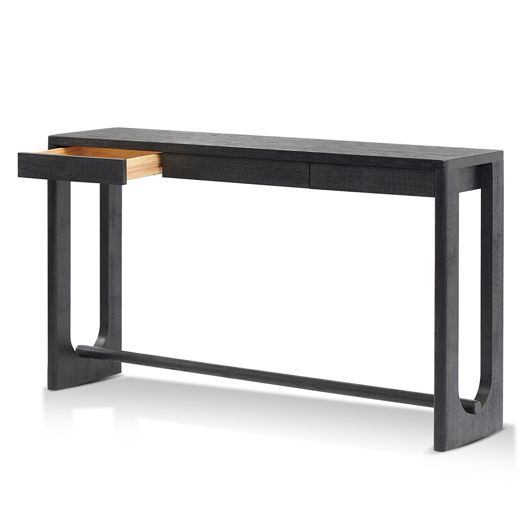 1.5m Console Table - Full Black