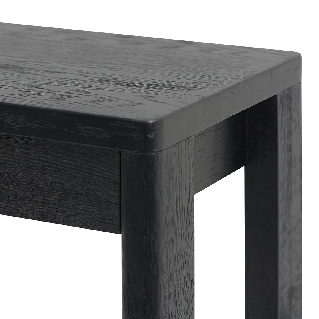 1.5m Console Table - Full Black