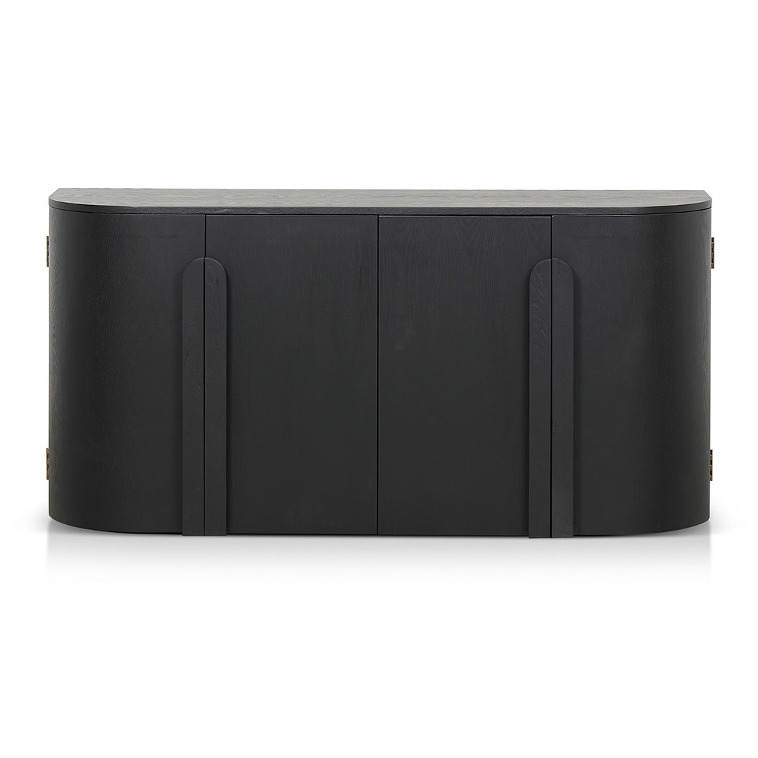 1.6m Sideboard - Full Black