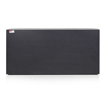 1.6m Sideboard - Full Black