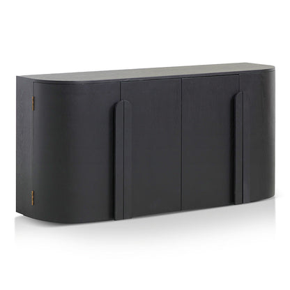 1.6m Sideboard - Full Black
