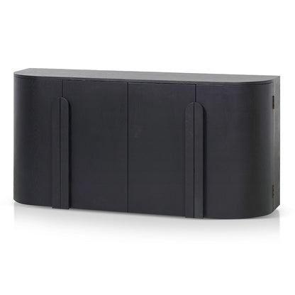 1.6m Sideboard - Full Black
