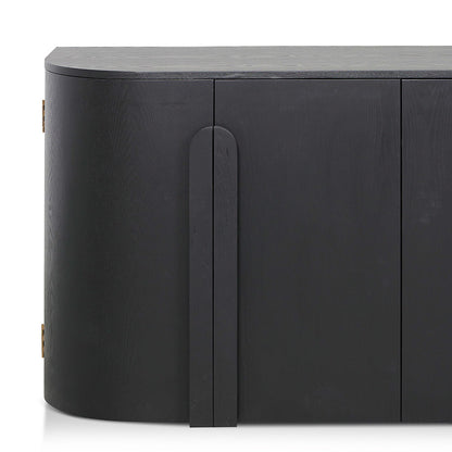 1.6m Sideboard - Full Black
