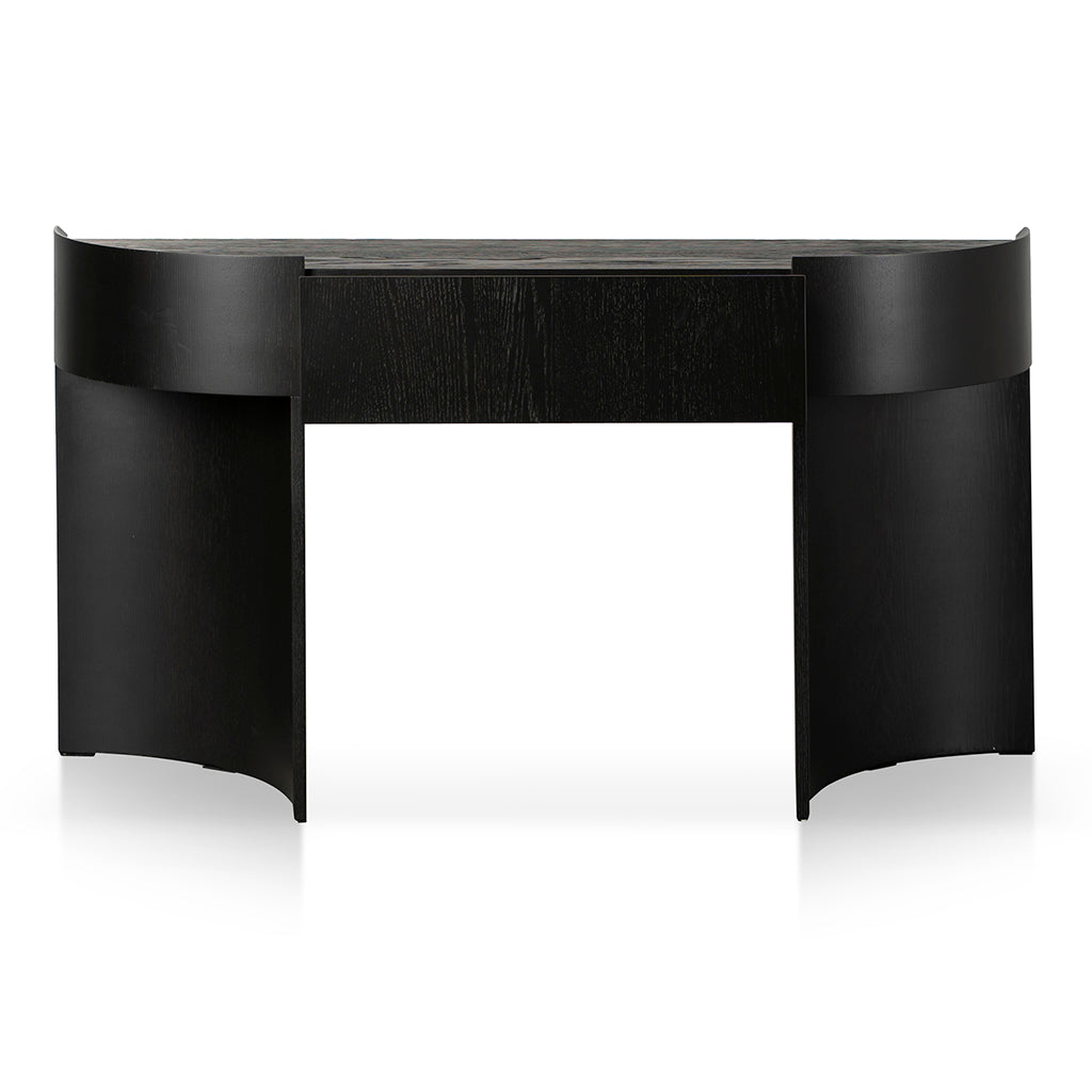 1.5m Console Table - Textured Espresso Black
