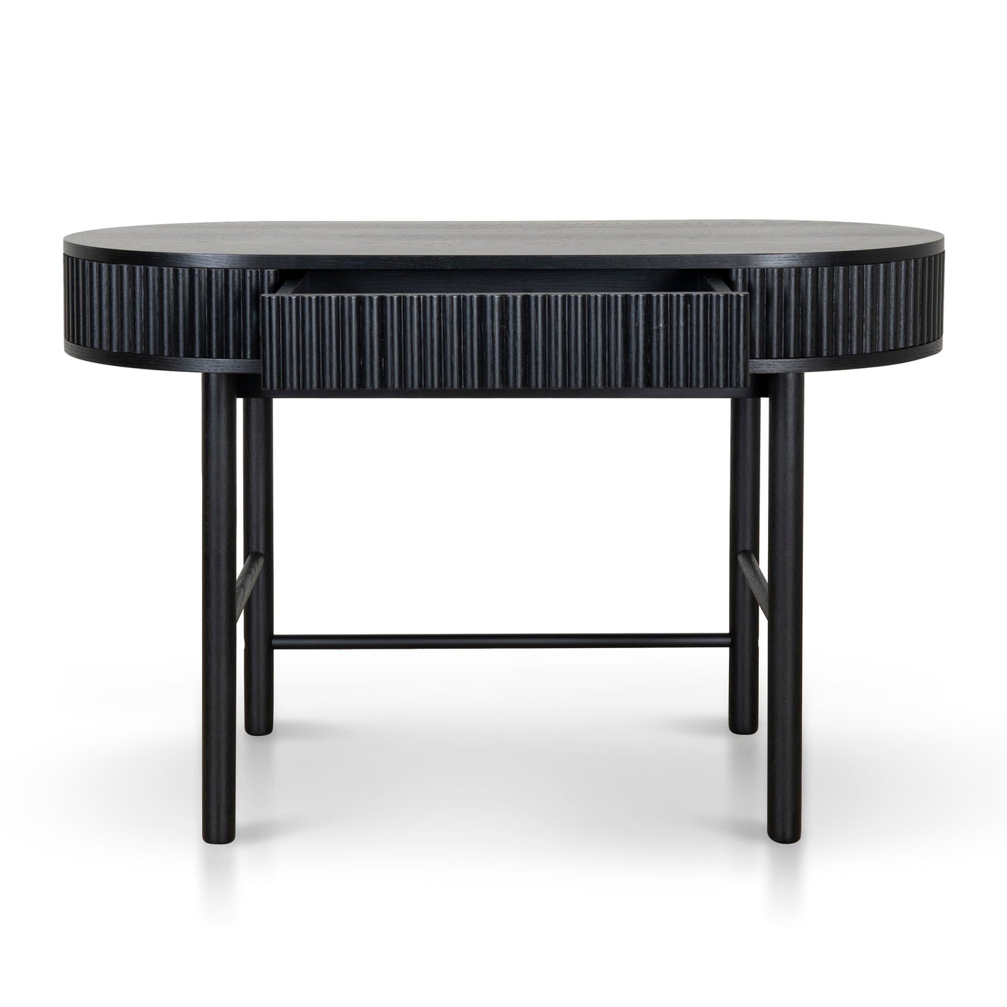 1.2m Home Office Desk - Full Black