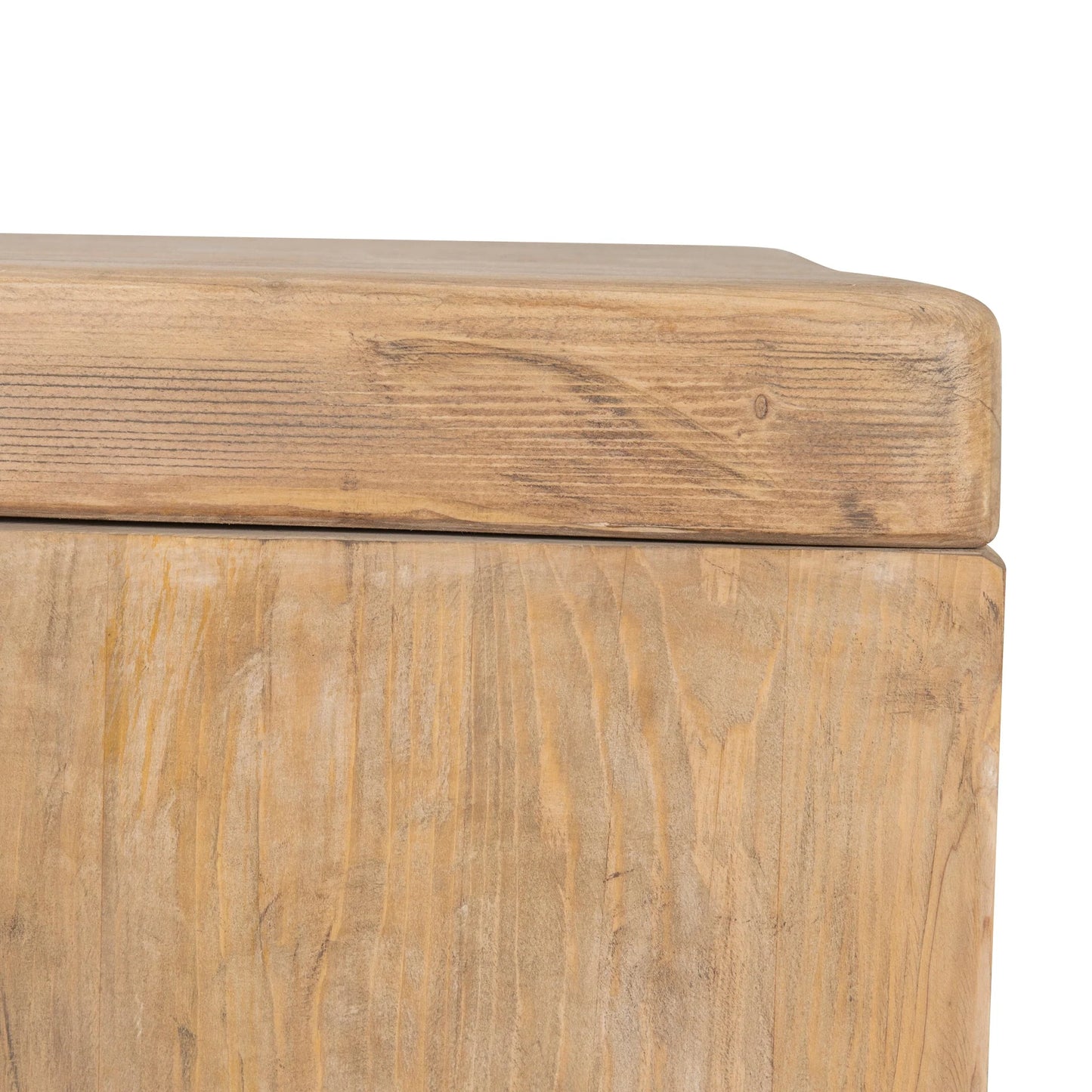 2.44m Elm Dining Table - Natural