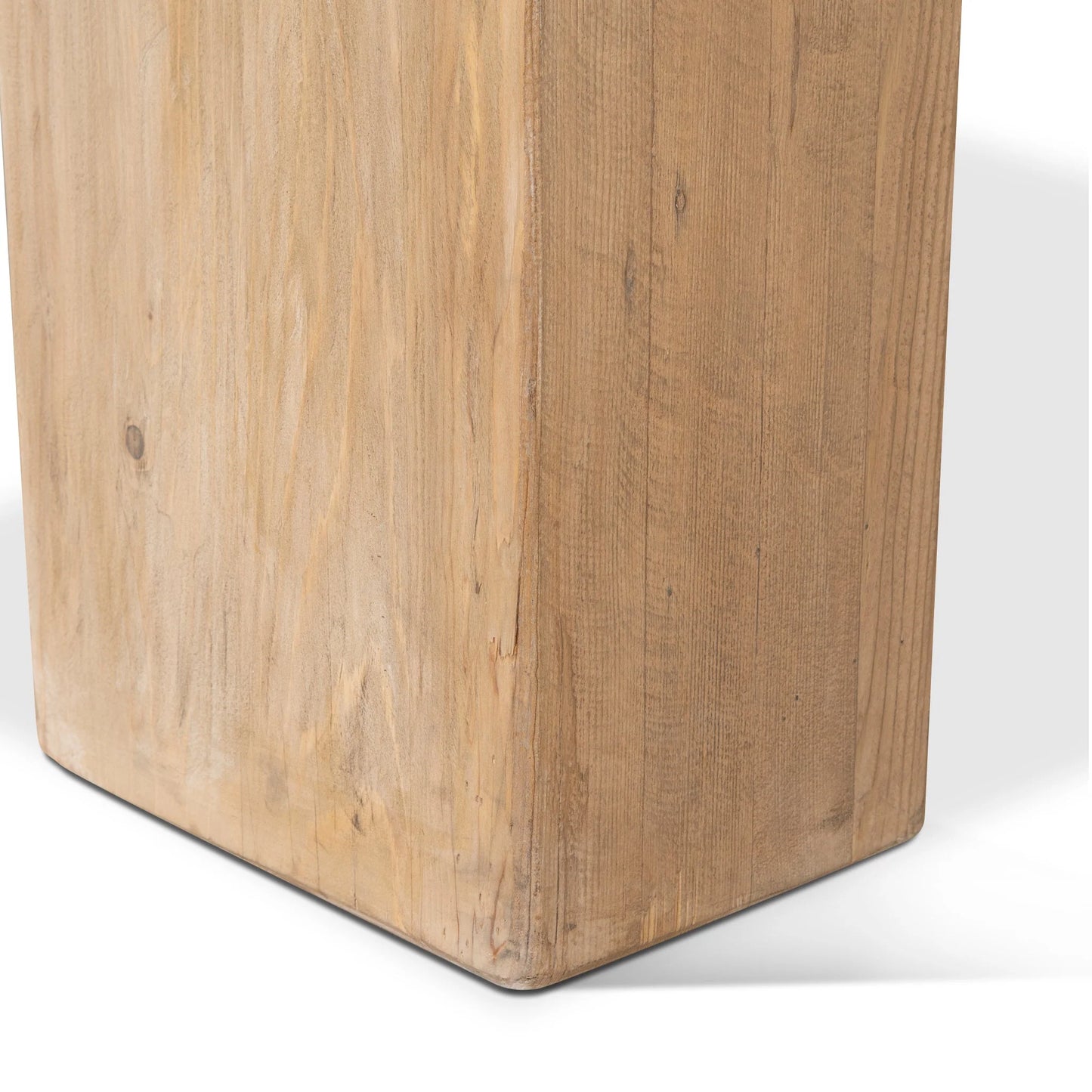 2.44m Elm Dining Table - Natural