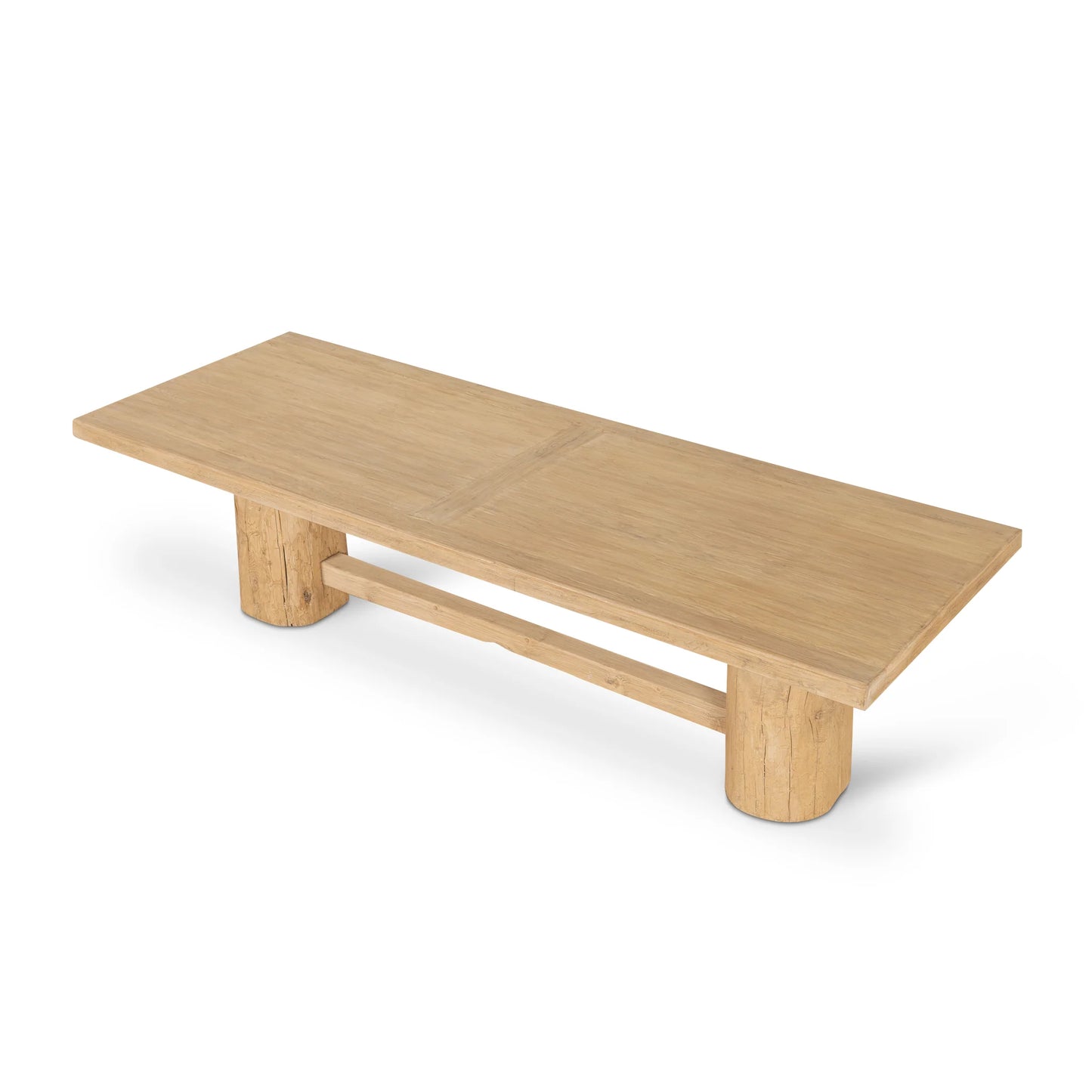 2.8m Elm Dining Table - Natural