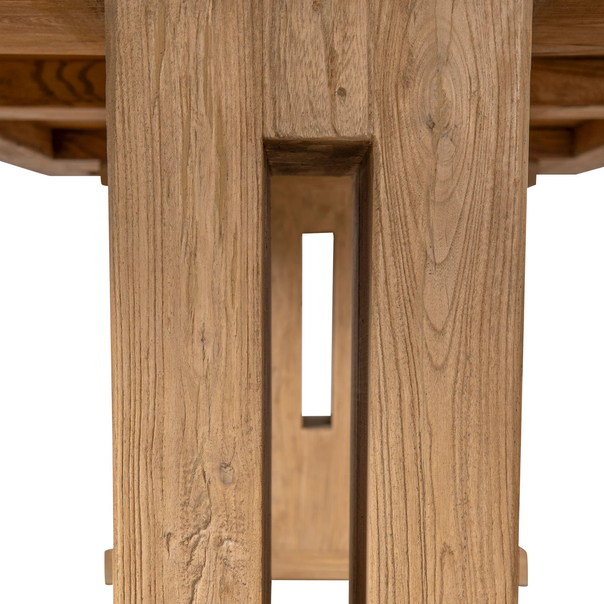 2.44m Elm Dining Table in Natural