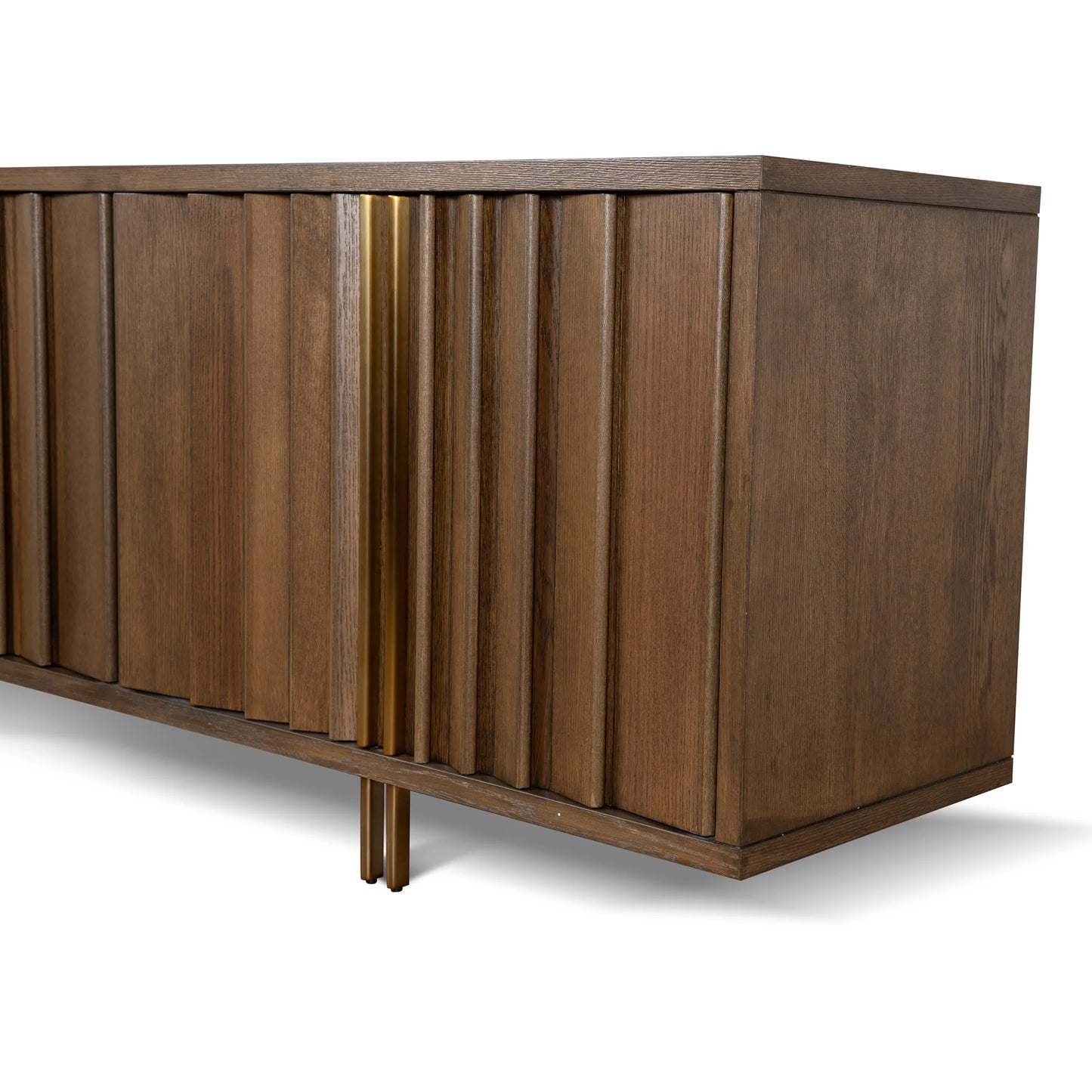 2m Buffet Unit - Caramel Oak