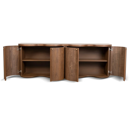 2.15m Buffet Unit/Side Board - Light Walnut