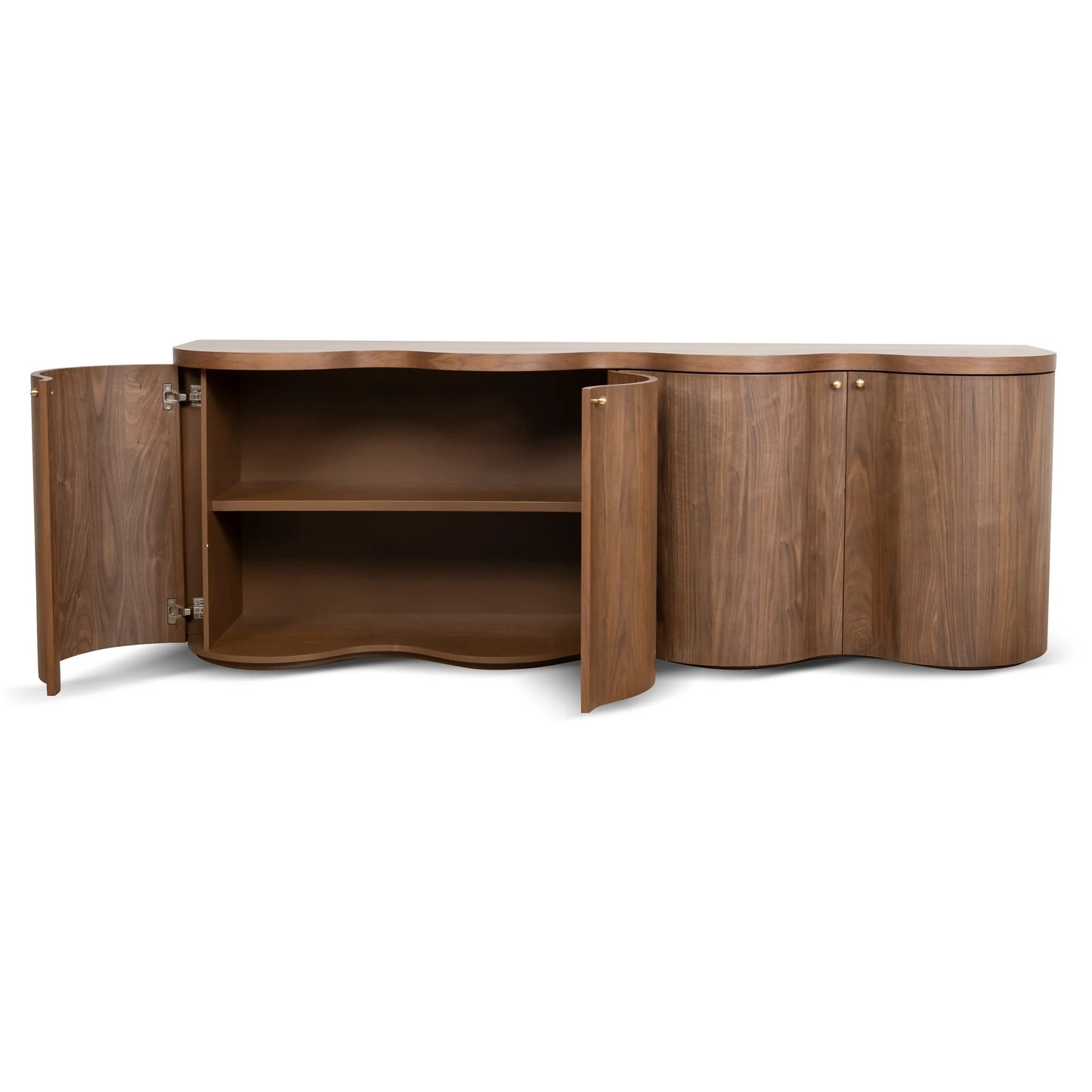 2.15m Buffet Unit/Side Board - Light Walnut