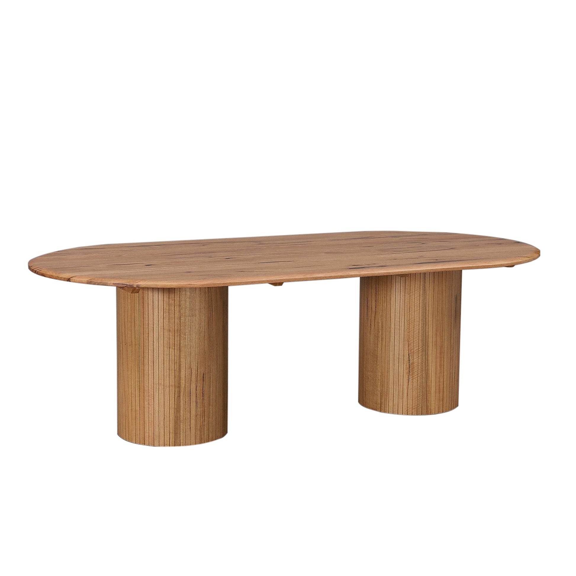 2.4m Oval Dining Table - Natural
