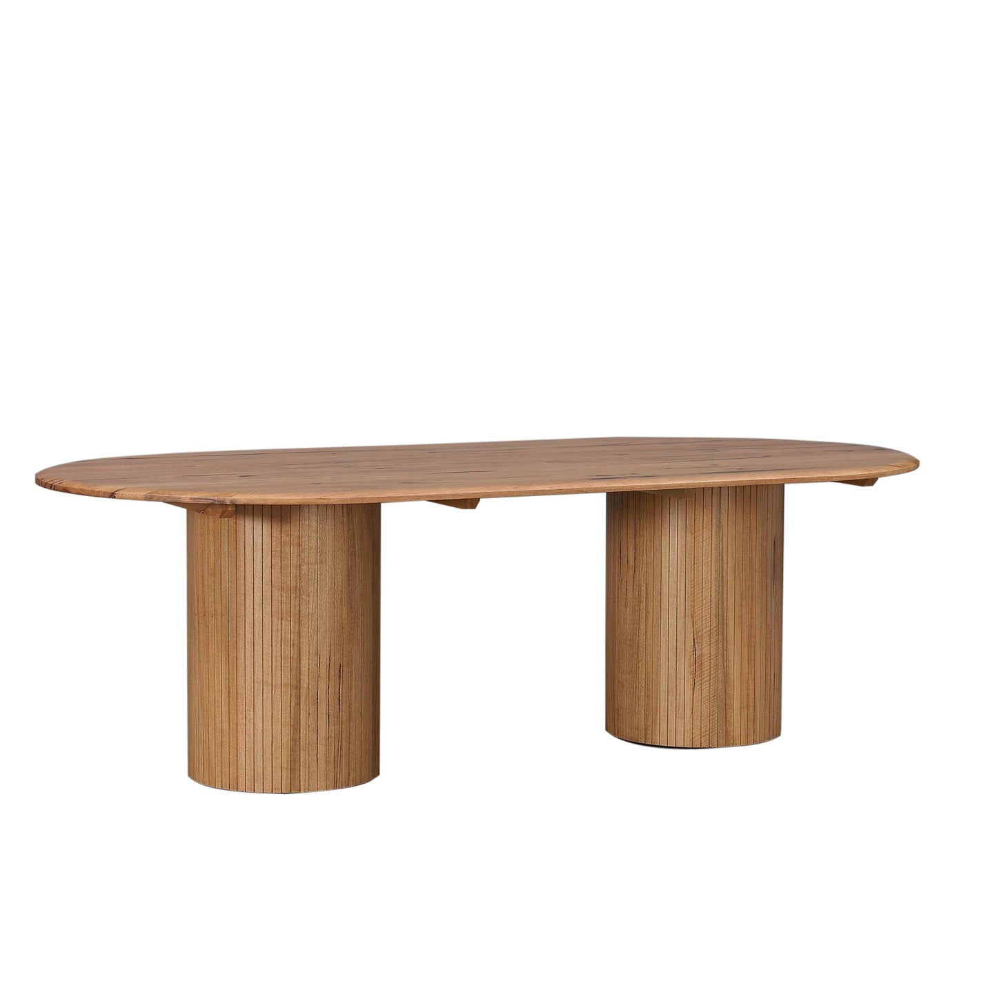 2.4m Oval Dining Table - Natural