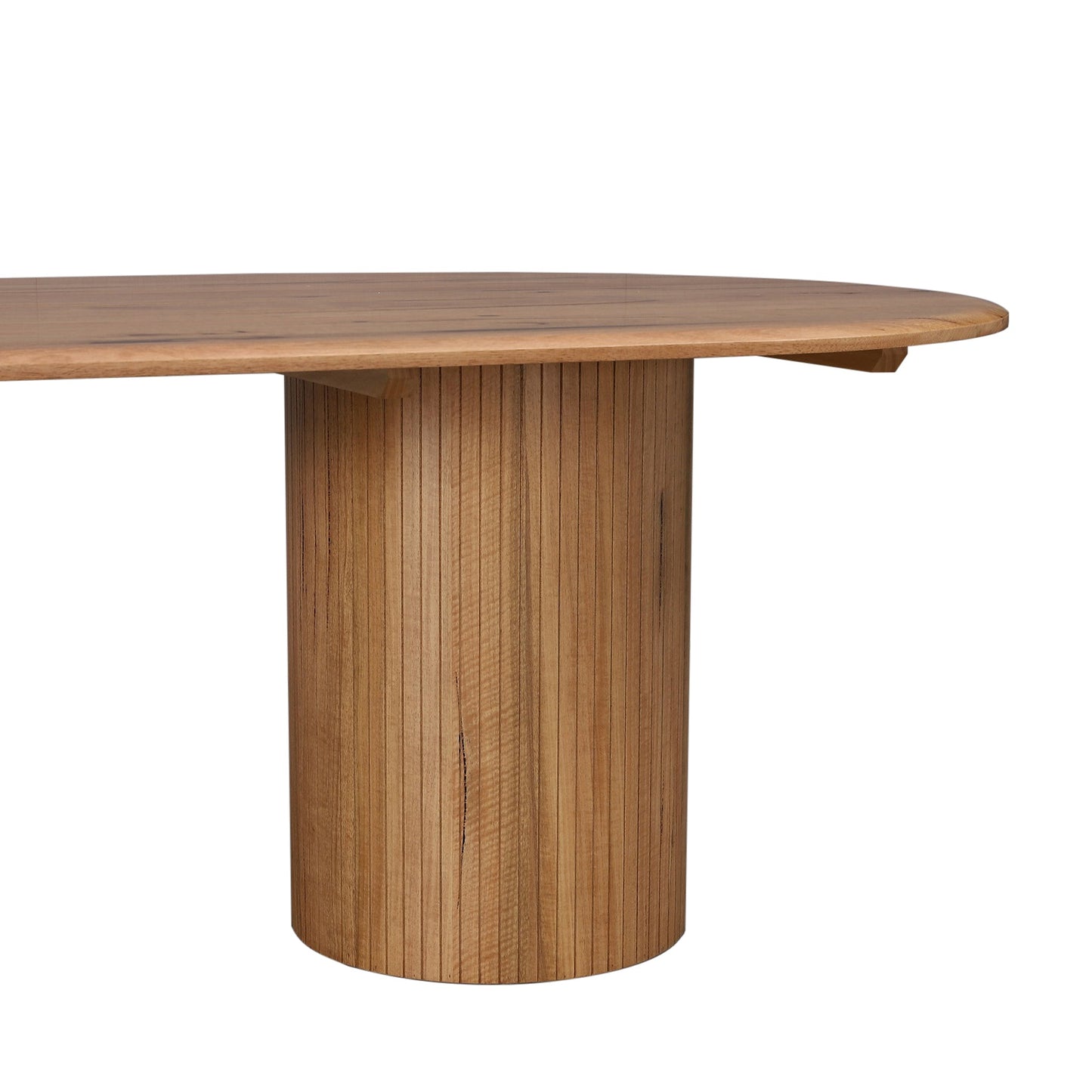 2.4m Oval Dining Table - Natural