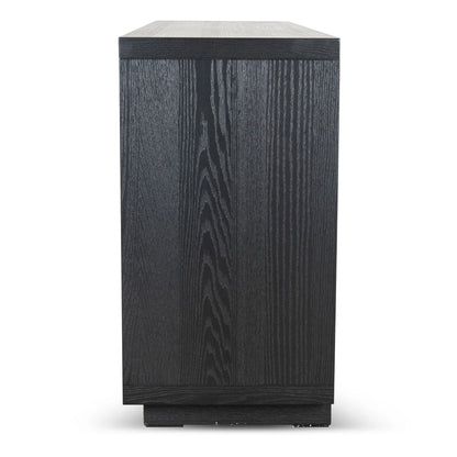 1.6m Dressing Unit - Textured Espresso Black