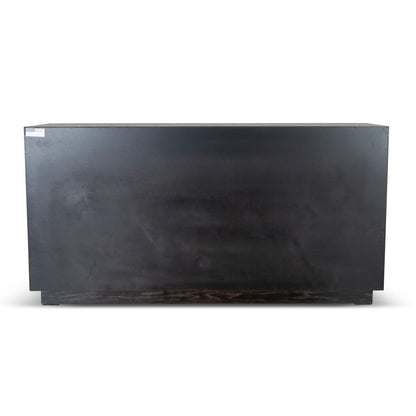 1.6m Dressing Unit - Textured Espresso Black