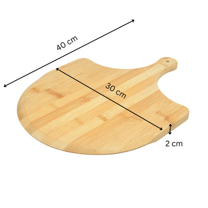 Bamboo Cutting Board and Pizza Serving Board