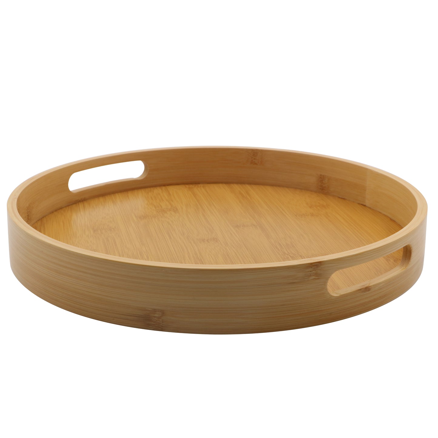 Bamboo Round Serving Tray 35cm