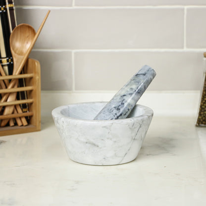 Marble Mortar & Pestle