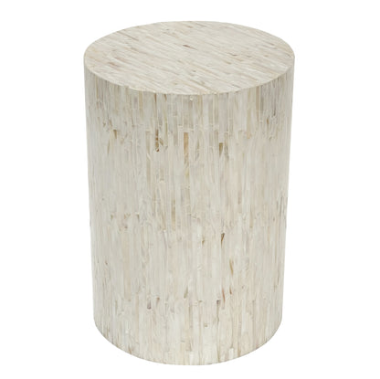 Alpine Pearl Shell Side Table