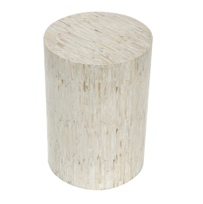 Alpine Pearl Shell Side Table