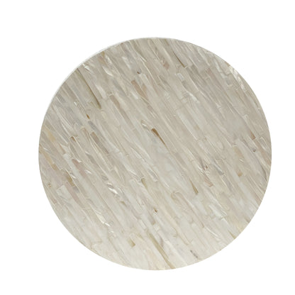 Alpine Pearl Shell Side Table