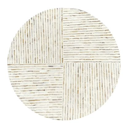 Shell Inlay Hand-Made Coffee Table