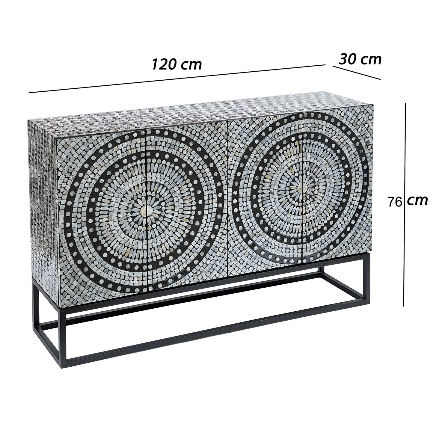 Copenhagen Shell Hall Table / Sideboard