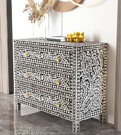 Monochrome Pearl Chest of Drawers - Meen Tribe