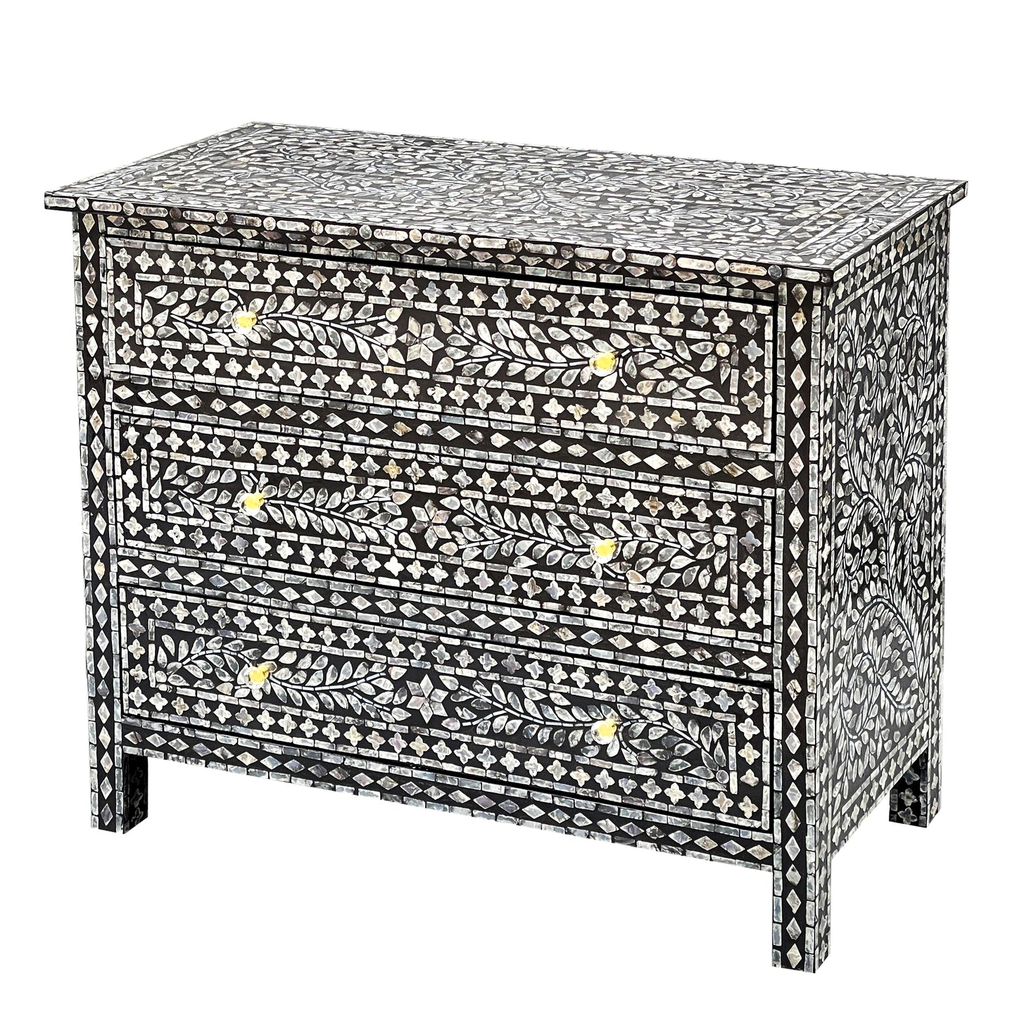 Monochrome Pearl Chest of Drawers