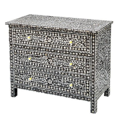Monochrome Pearl Chest of Drawers