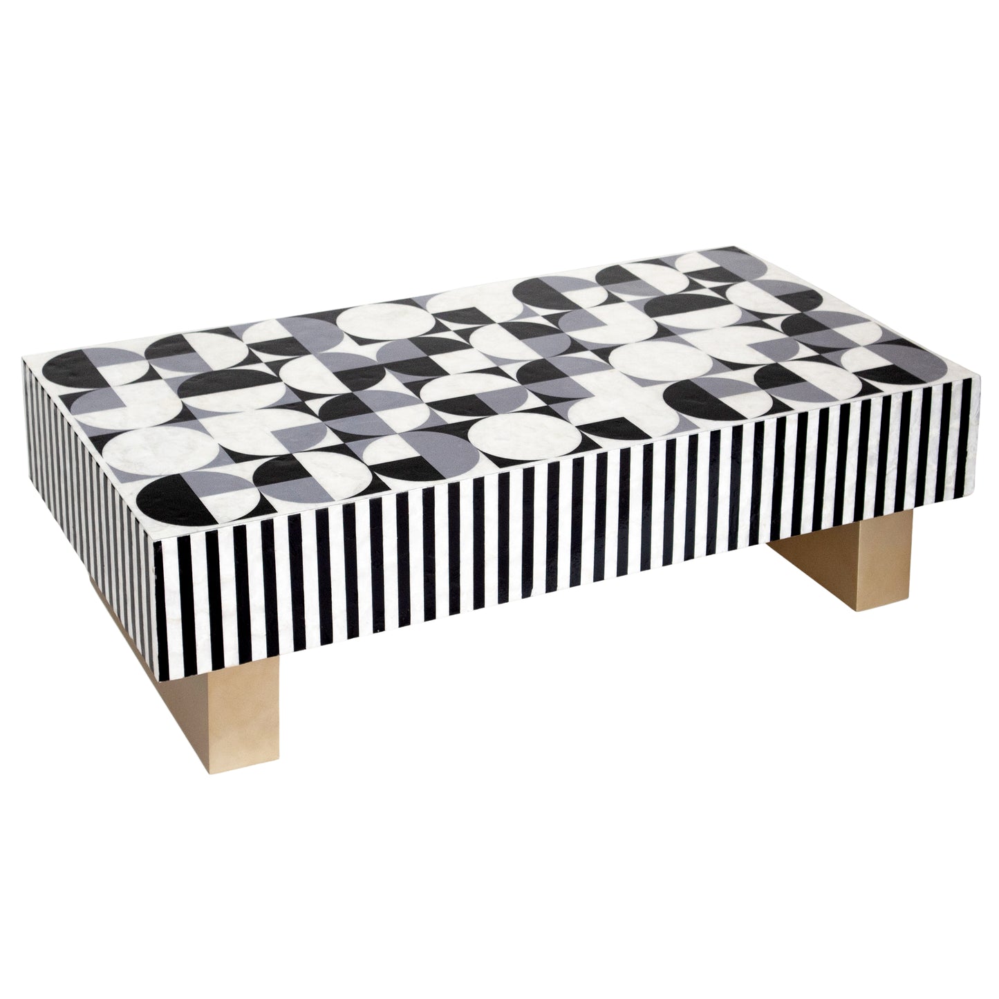 Opus Prism Mother of Pearl Coffee Table