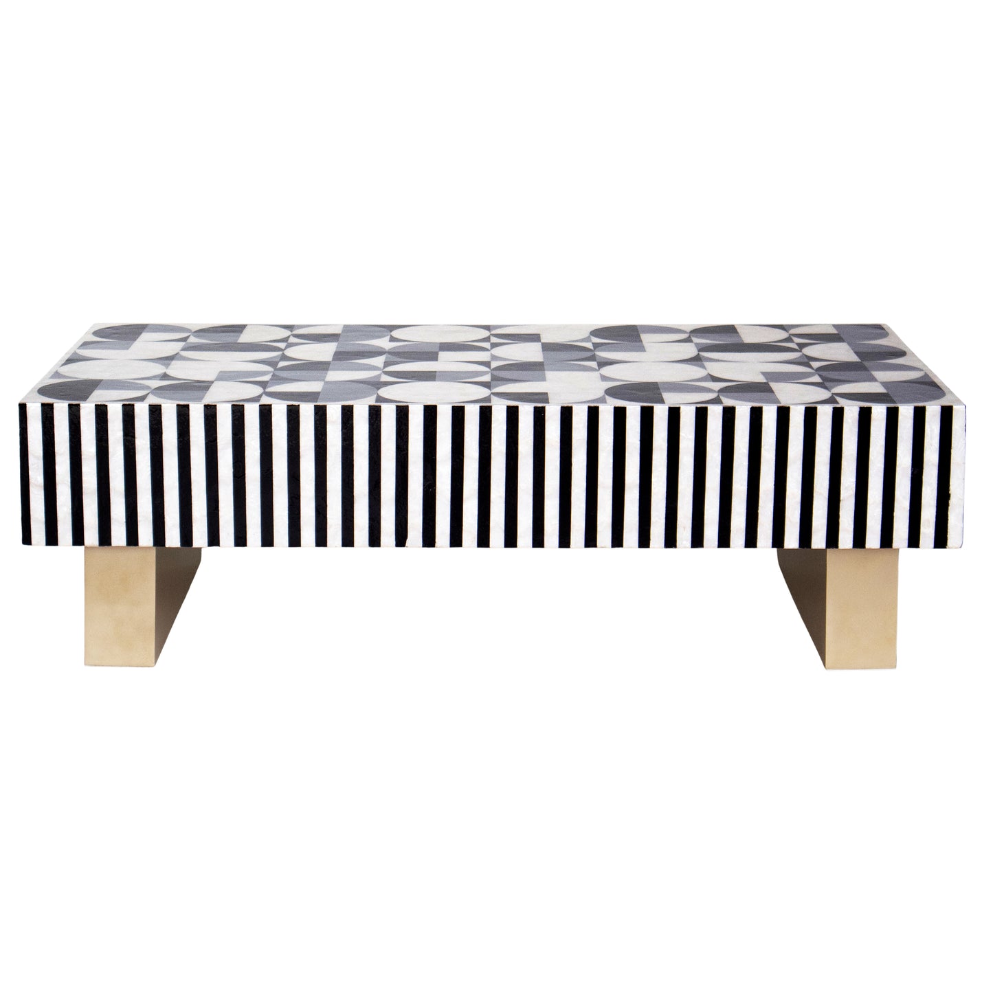 Opus Prism Mother of Pearl Coffee Table