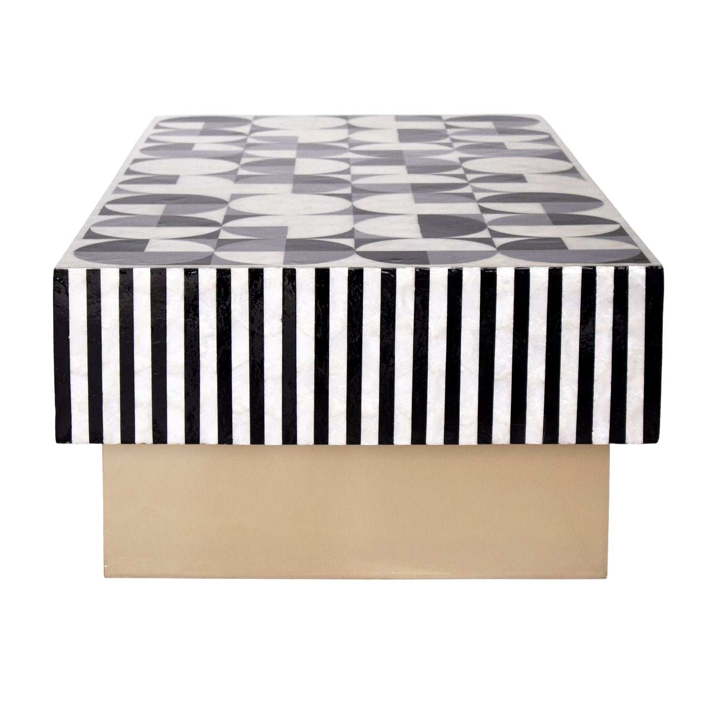 Opus Prism Mother of Pearl Coffee Table