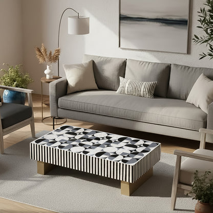 Opus Prism Mother of Pearl Coffee Table