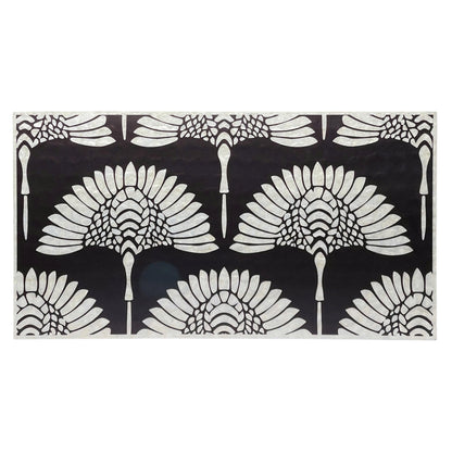 Mother of Pearl Gilded Petal Black & Gold Coffee Table