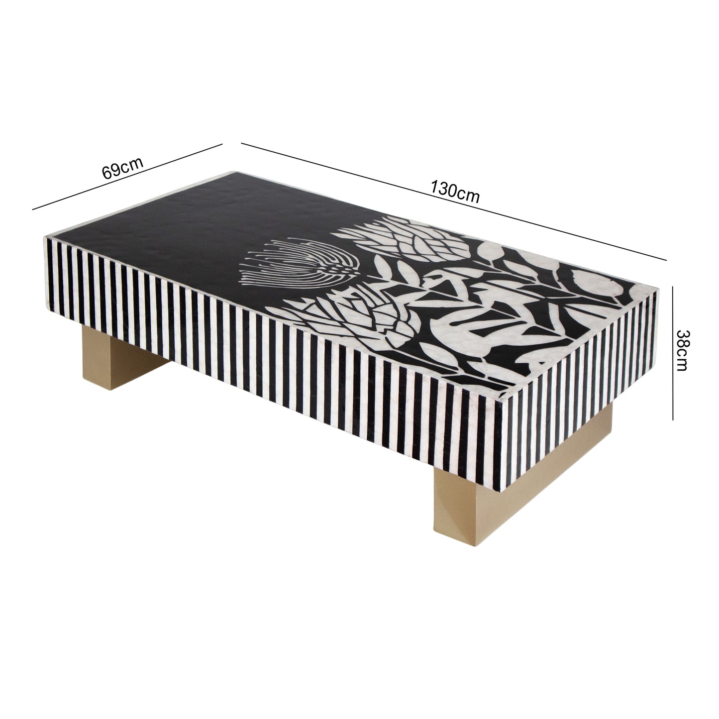 Atelier Pearl Vortex Mother of Pearl Coffee Table