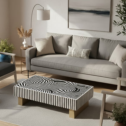 Vortex Noir Mother of Pearl Coffee Table