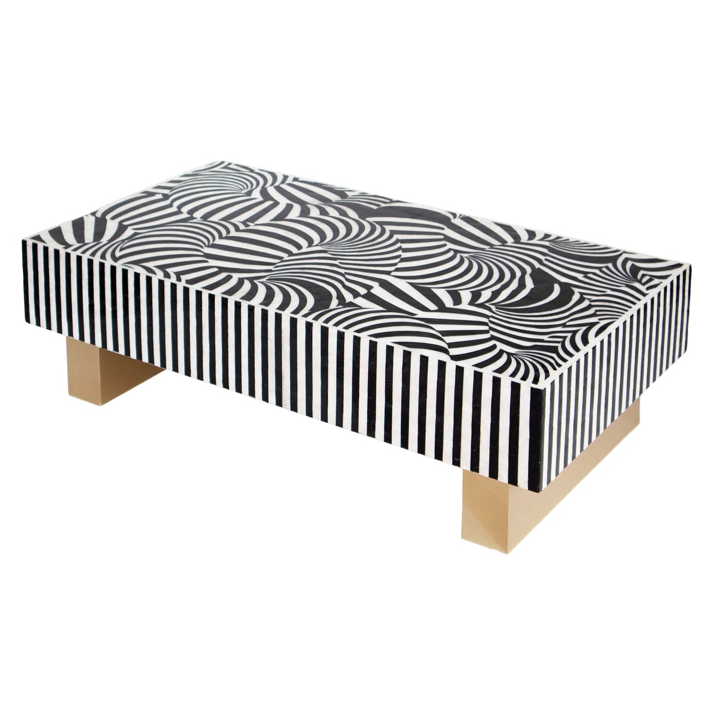 Vortex Noir Mother of Pearl Coffee Table